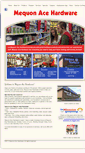 Mobile Screenshot of mequonacehardware.com